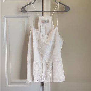 Ann Taylor Loft white tank top